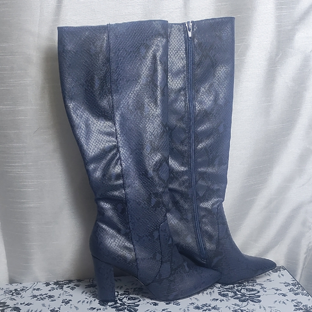 Catherine Malandrino Blue Over the Knee Boots